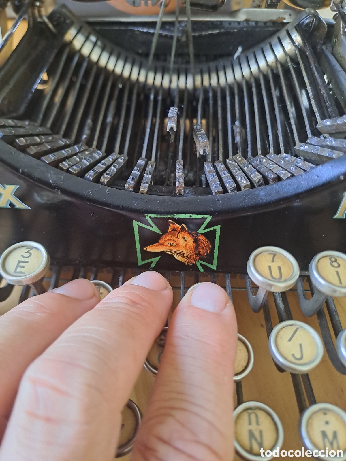 Antig&uuml;edades: M&aacute;quina de escribir Fox portable 1 - Foto 3