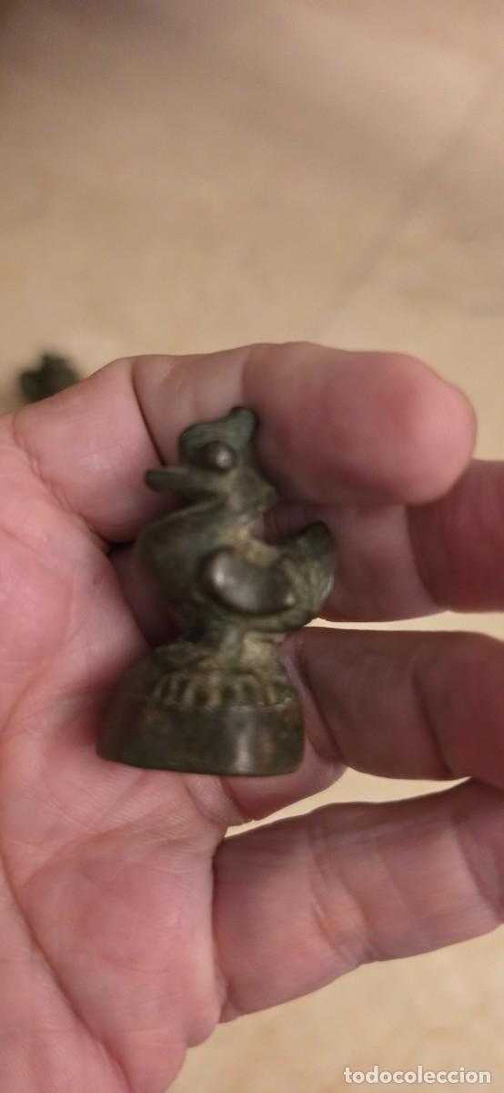 Antig&uuml;edades: Conjunto pesas opio siglo XIX - Foto 8