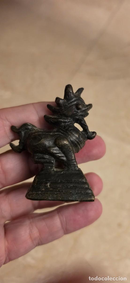 Antig&uuml;edades: Conjunto pesas opio siglo XIX - Foto 2