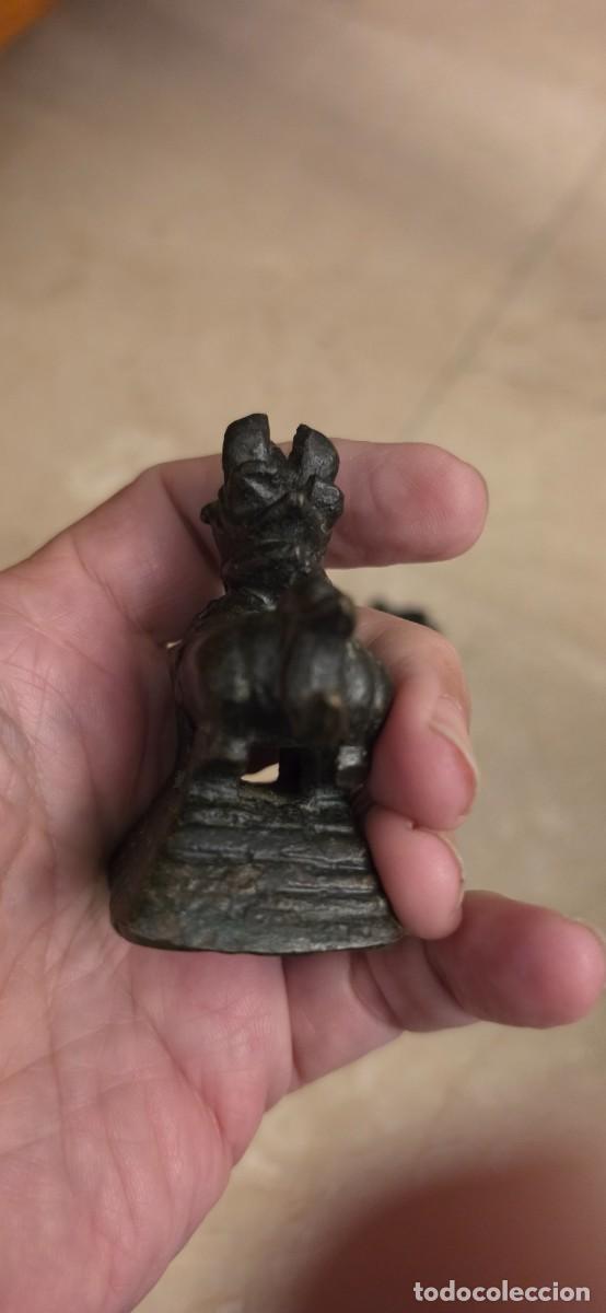 Antig&uuml;edades: Conjunto pesas opio siglo XIX - Foto 4