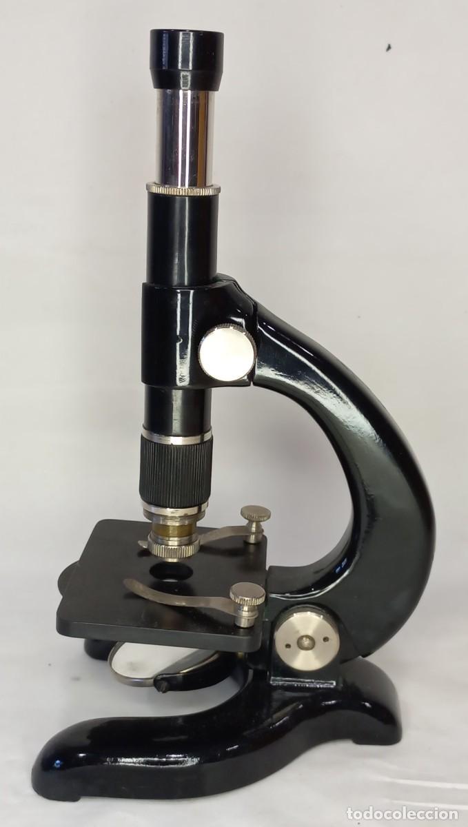 Antig&uuml;edades: ANTIGUO MICROSCOPIO KAVEX JUNIOR CON TRANSPORTIN E INSTRUCCIONES - Foto 2