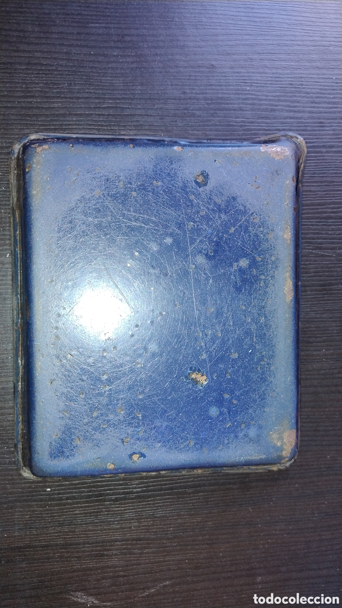 Antig&uuml;edades: Bandeja quir&oacute;fano hierro esmaltado en blanco - Foto 2
