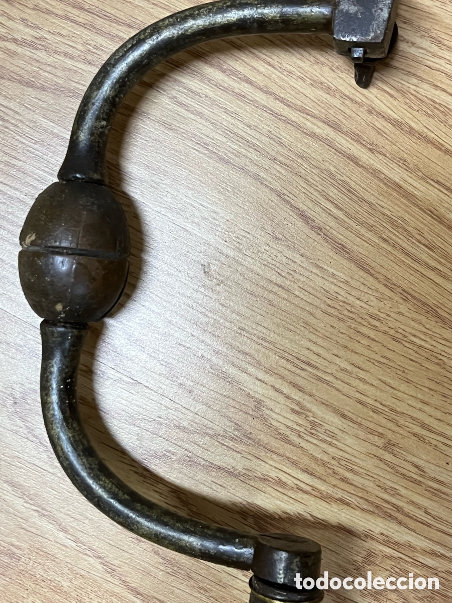 Antig&uuml;edades: Berbiqu&iacute; antiguo de carpintero con broca - Foto 4