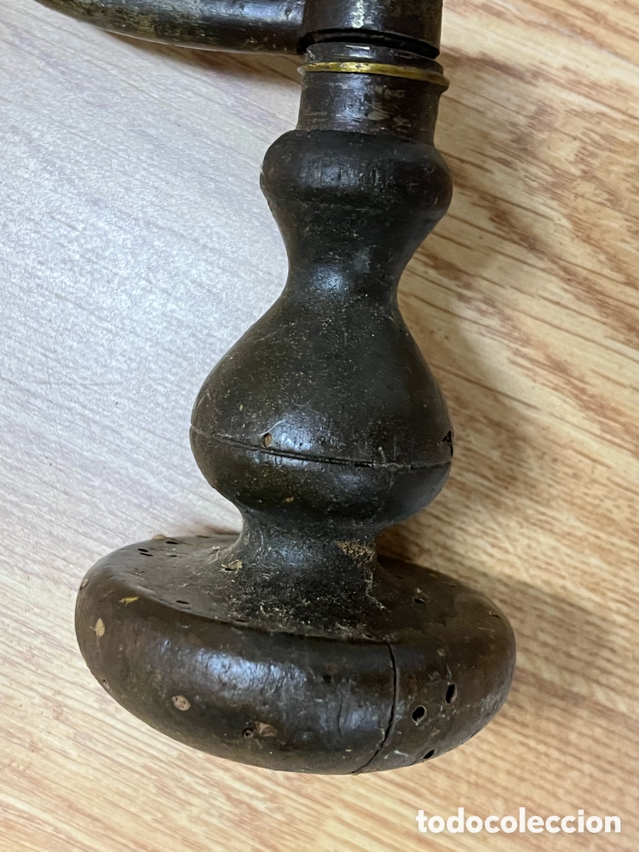 Antig&uuml;edades: Berbiqu&iacute; antiguo de carpintero con broca - Foto 5