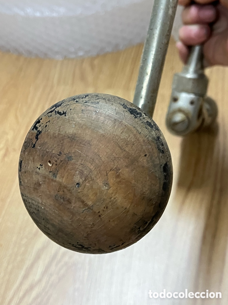 Antig&uuml;edades: Berbiqu&iacute; manual antiguo de carpintero - Foto 7