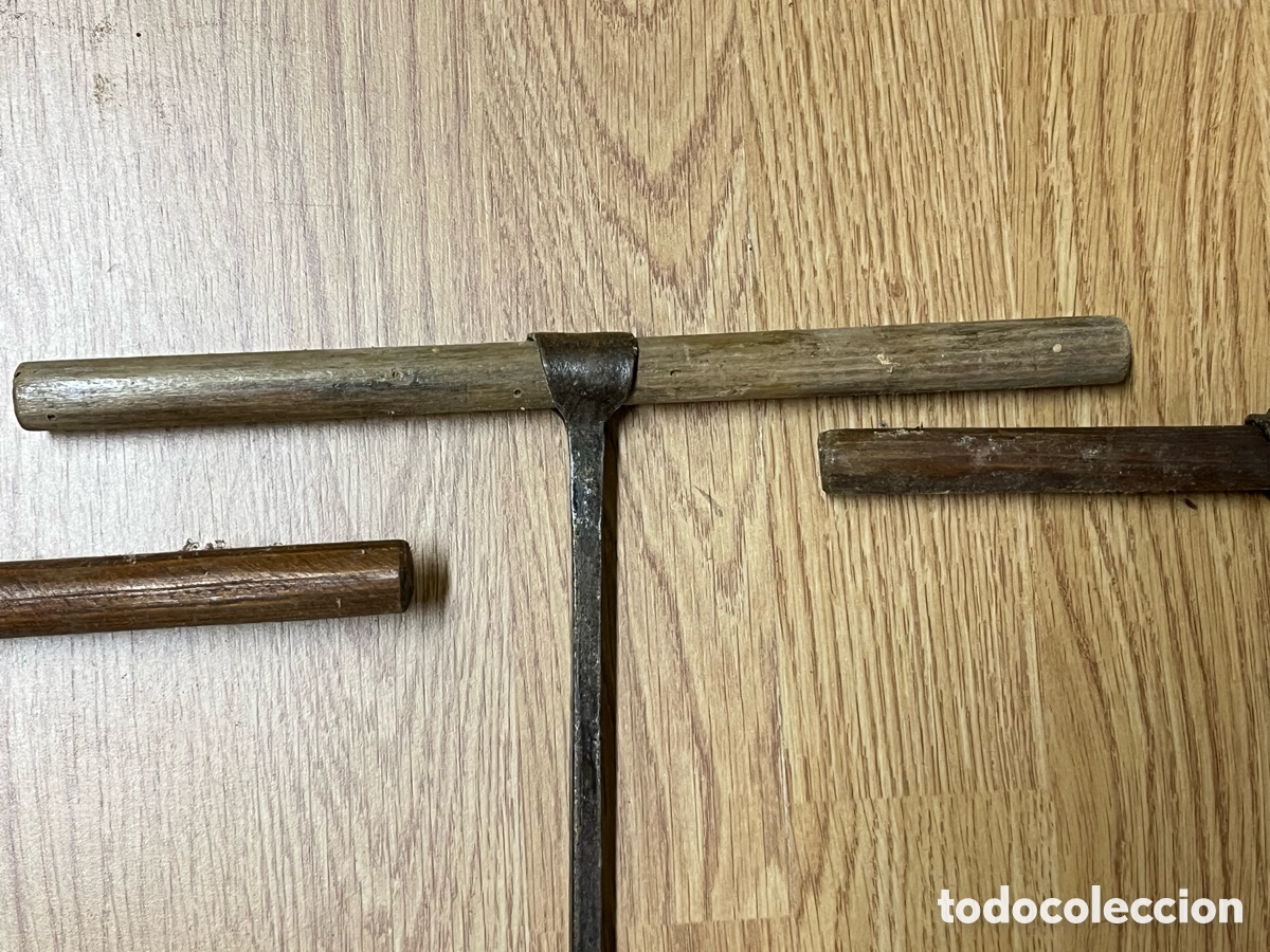 Antig&uuml;edades: Lote de 7 barrenas antiguas de carpintero - Foto 8