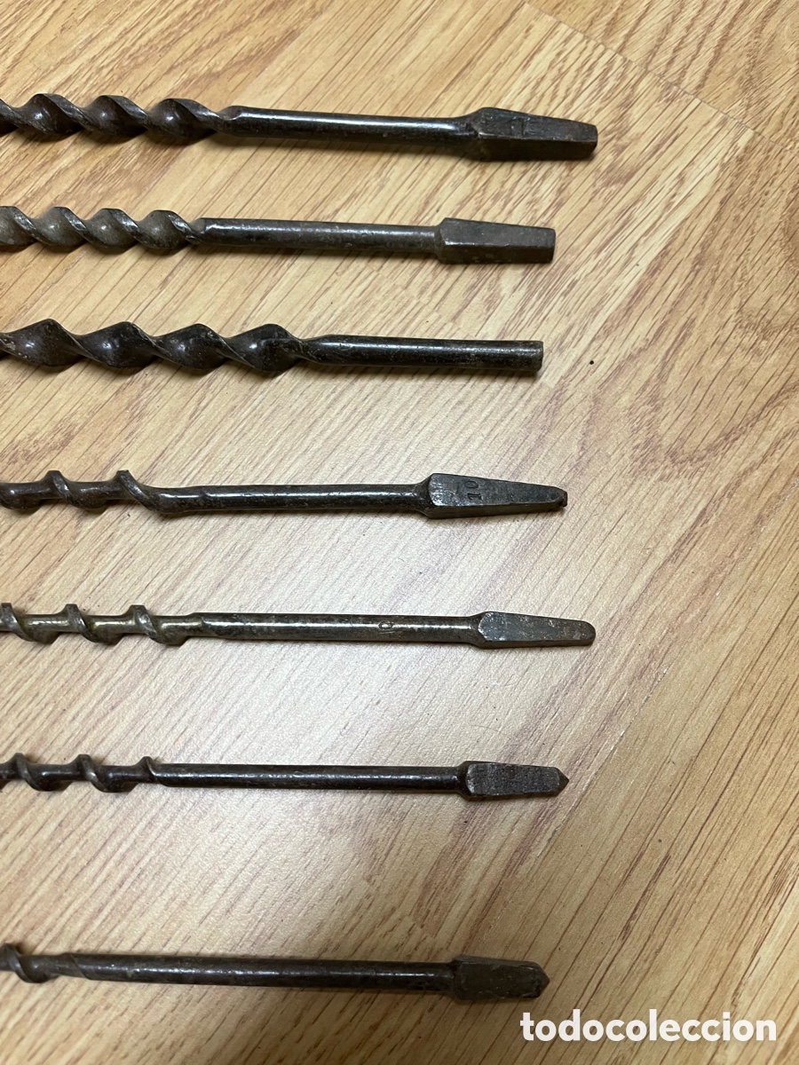 Antig&uuml;edades: Lote de 10 brocas antiguas para madera - Foto 3