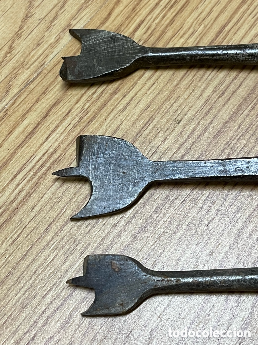 Antig&uuml;edades: Lote de 10 brocas antiguas para madera - Foto 4