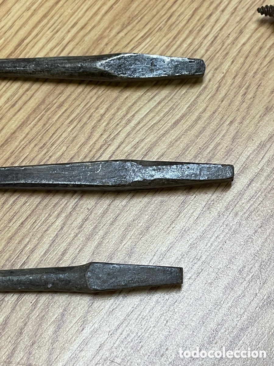 Antig&uuml;edades: Lote de 10 brocas antiguas para madera - Foto 5