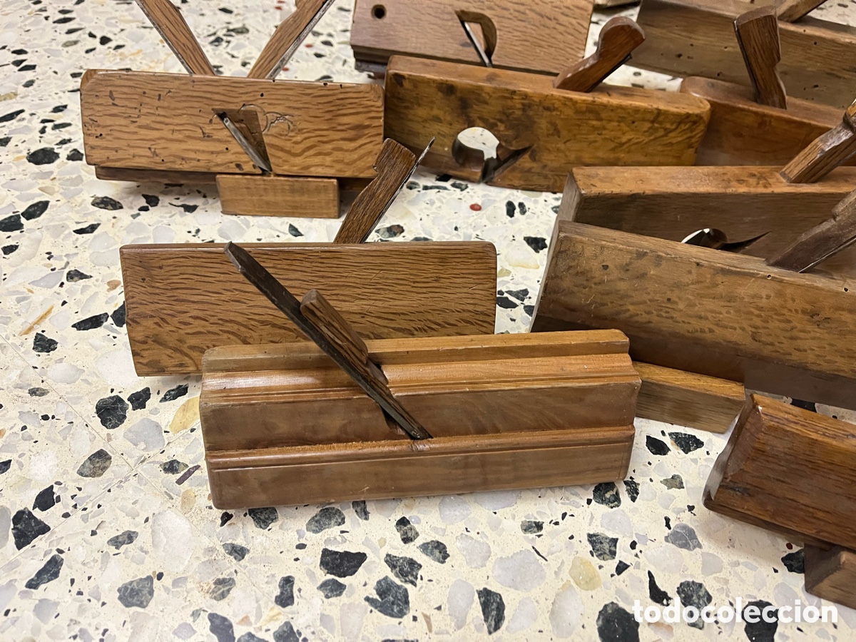 Antig&uuml;edades: Cepillos y garlopas antiguas de carpintero - Foto 5