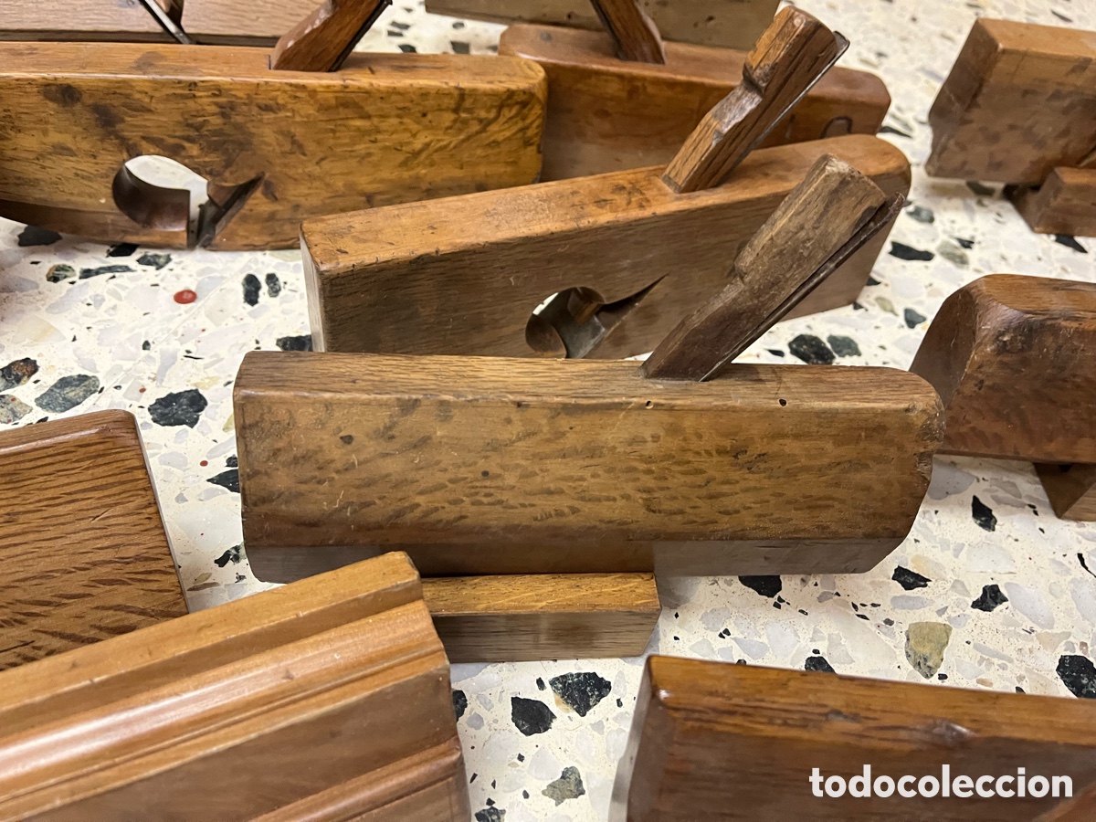 Antig&uuml;edades: Cepillos y garlopas antiguas de carpintero - Foto 9