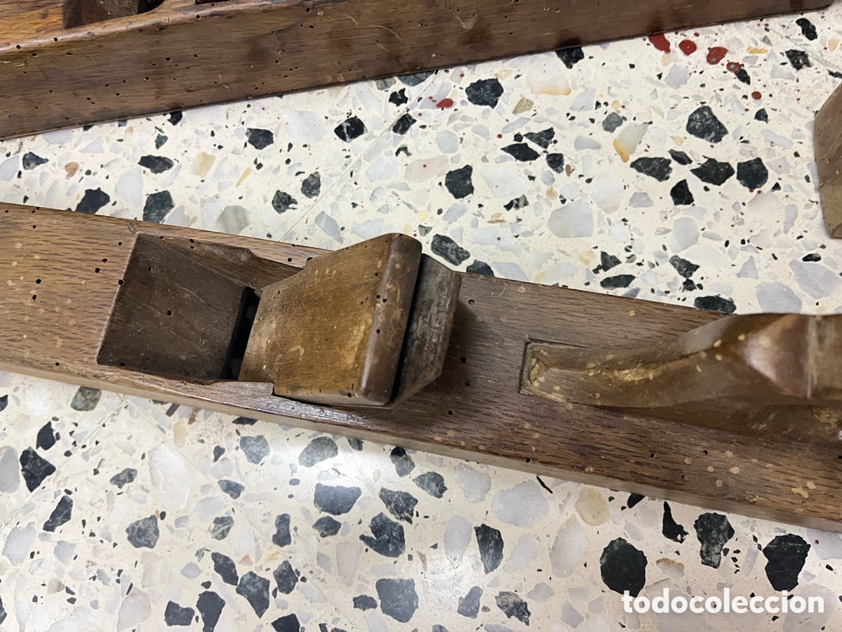 Antig&uuml;edades: Cepillos y garlopas antiguas de carpintero - Foto 18