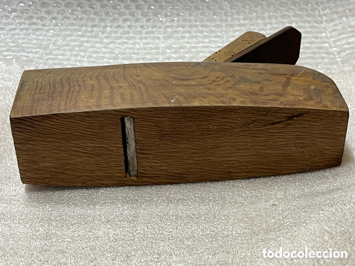 Antig&uuml;edades: Cepillo antiguo de carpintero de madera - Foto 6
