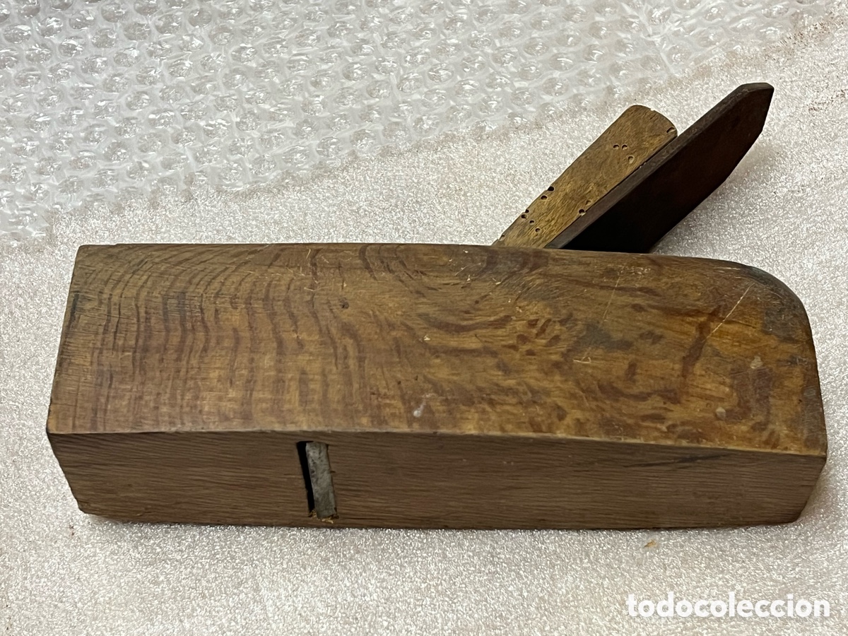 Antig&uuml;edades: Cepillo antiguo de carpintero de madera - Foto 7