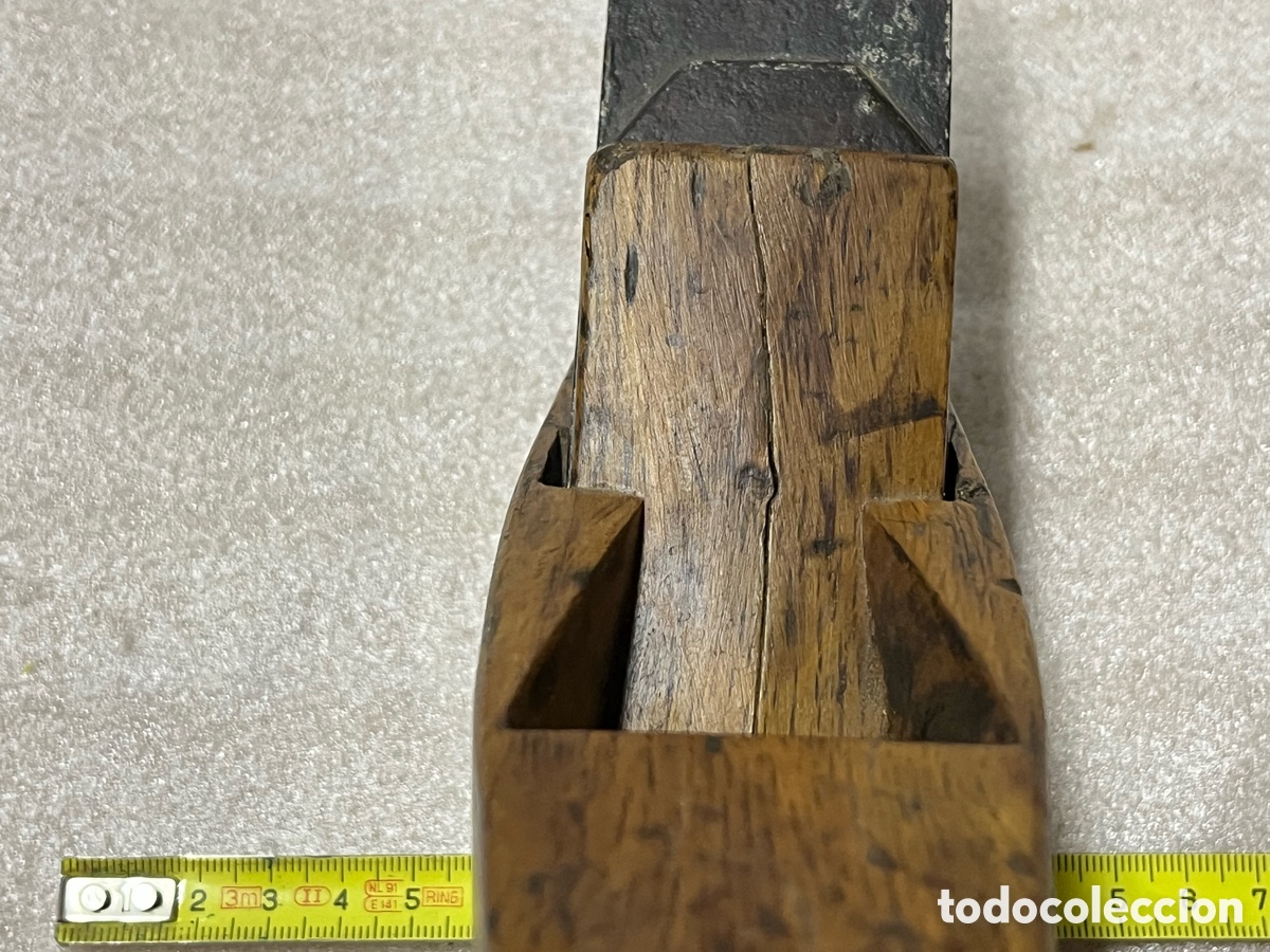 Antig&uuml;edades: Cepillo antiguo de carpintero marcado - Foto 10