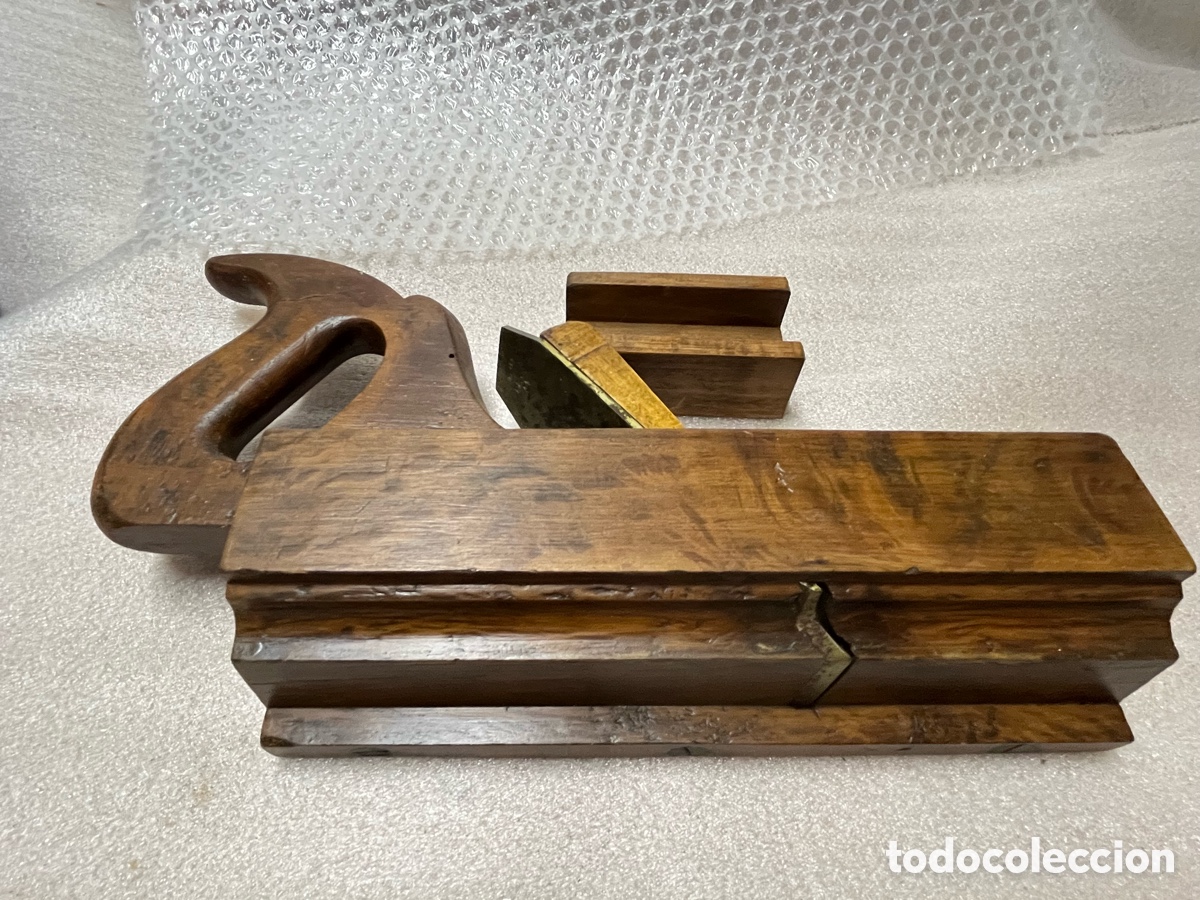 Antig&uuml;edades: Cepillo antiguo especial de carpintero - Foto 2