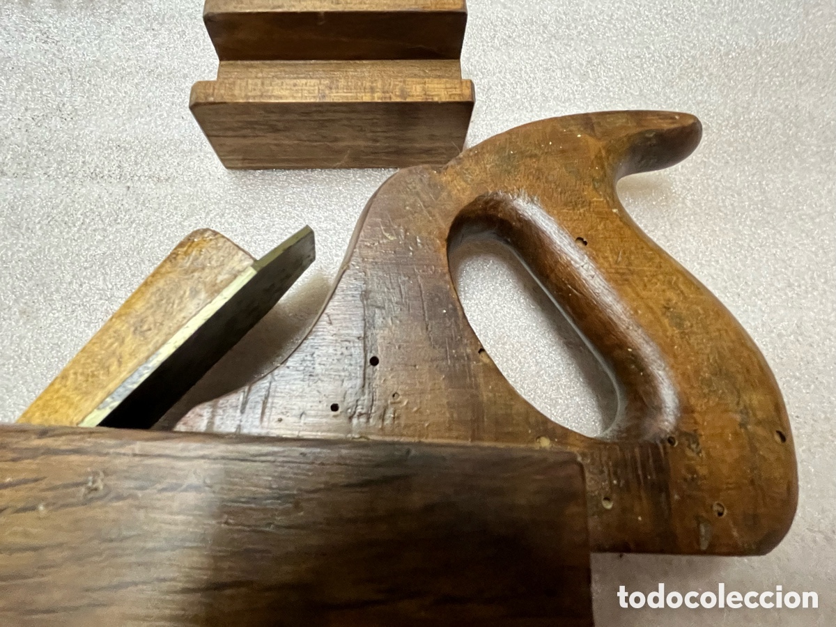 Antig&uuml;edades: Cepillo antiguo especial de carpintero - Foto 7