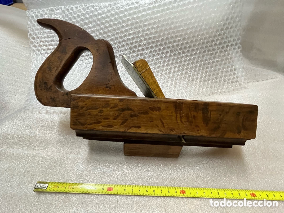 Antig&uuml;edades: Cepillo antiguo especial de carpintero