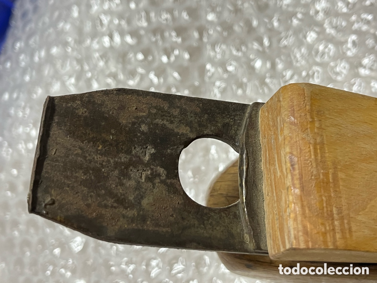 Antig&uuml;edades: Cepillo antiguo de carpintero de madera - Foto 2