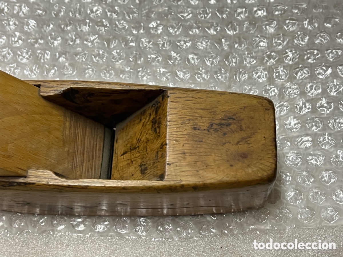 Antig&uuml;edades: Cepillo antiguo de carpintero de madera - Foto 5