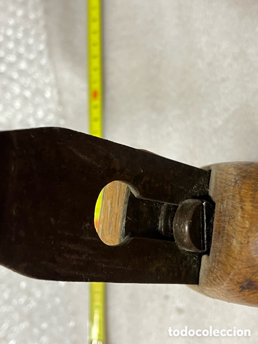 Antig&uuml;edades: Cepillo antiguo de carpintero de madera - Foto 10