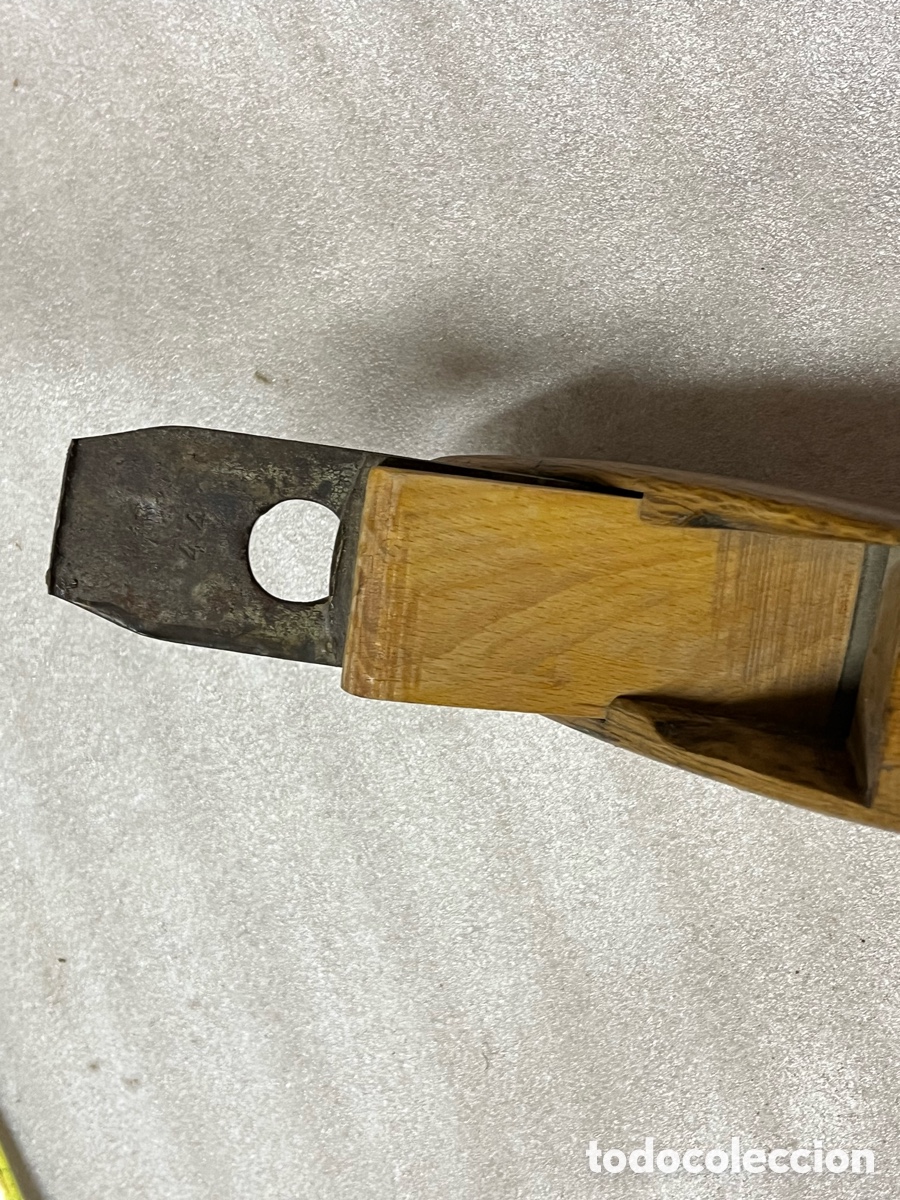 Antig&uuml;edades: Cepillo antiguo de carpintero de madera - Foto 12
