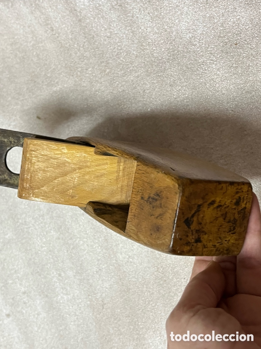 Antig&uuml;edades: Cepillo antiguo de carpintero de madera - Foto 13