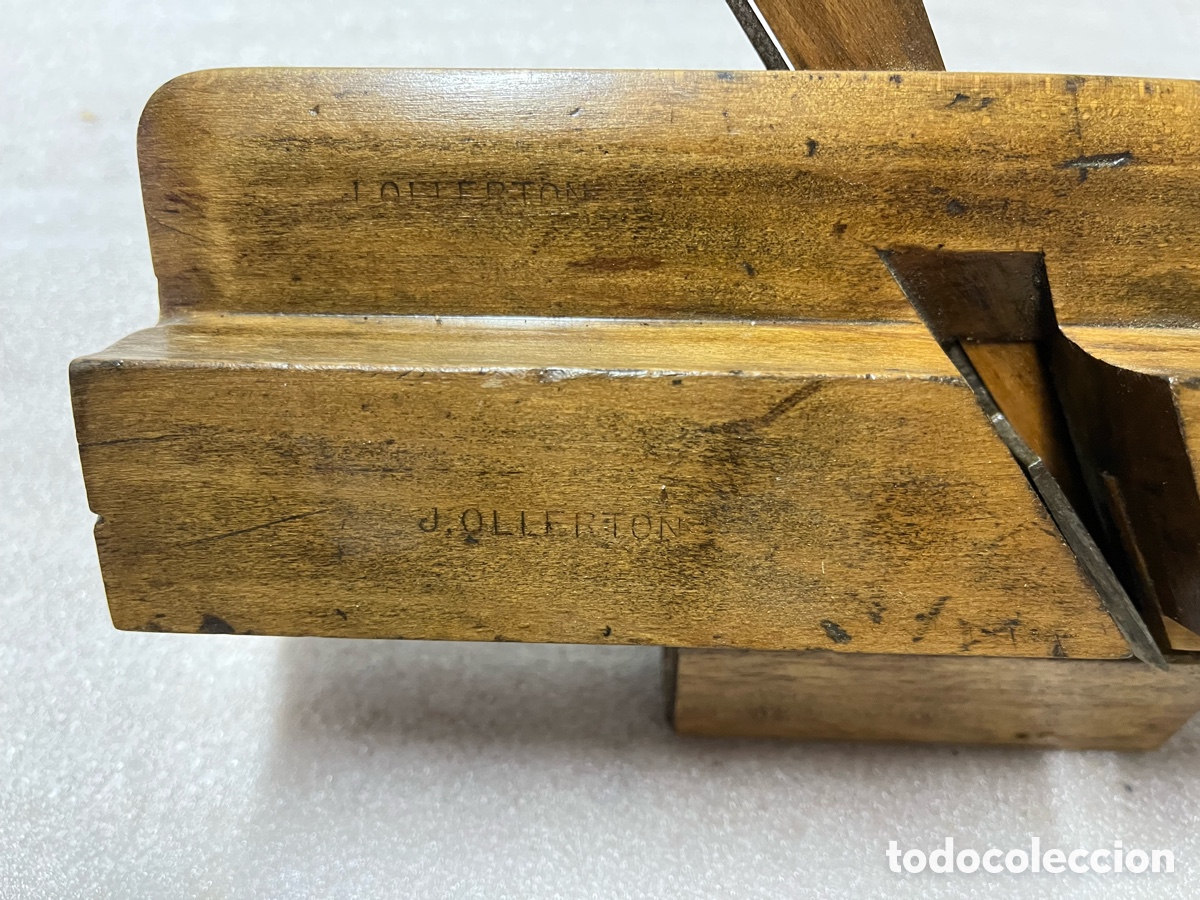 Antig&uuml;edades: Cepillo de carpintero J. OLLERTON - Foto 2