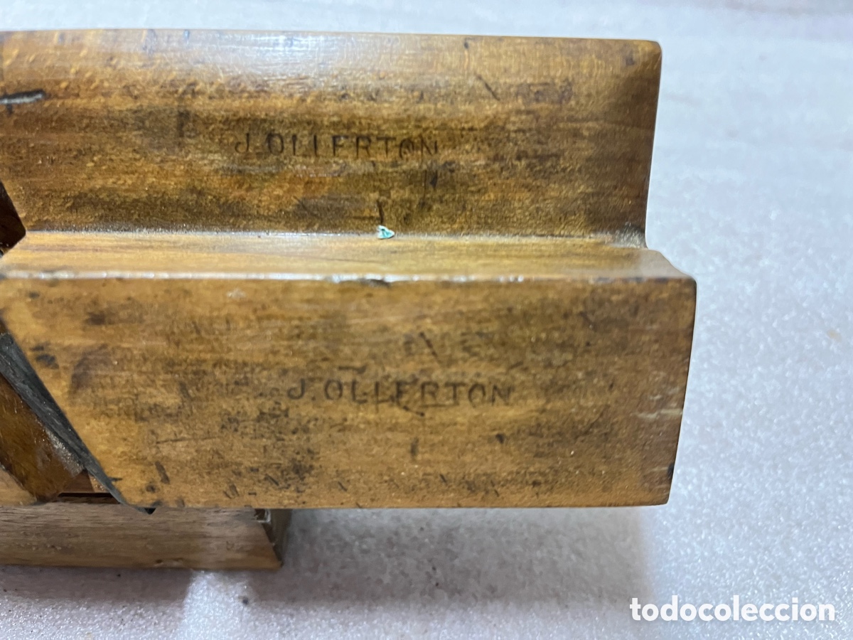 Antig&uuml;edades: Cepillo de carpintero J. OLLERTON - Foto 3