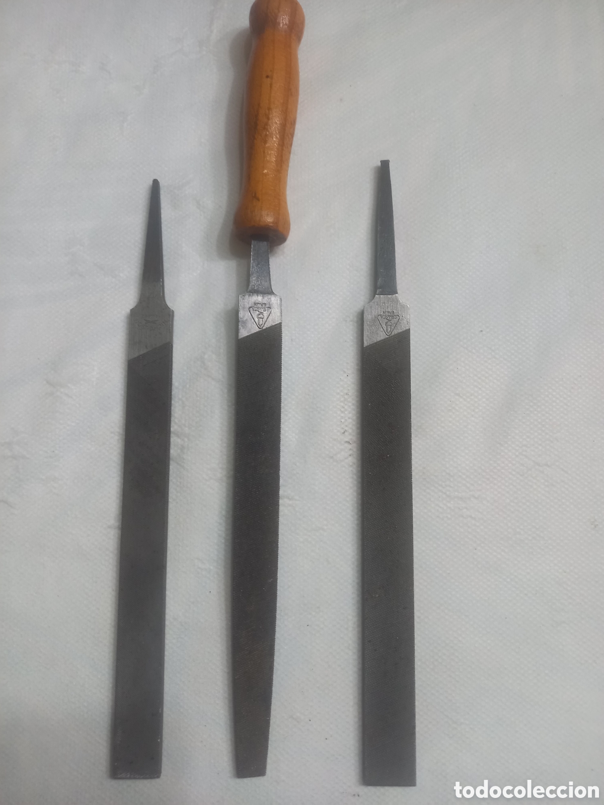 Antig&uuml;edades: Lote 3 Limas de Taller Vintage (Bellota y Nicholson / Holanda) &ndash; Alta Calidad