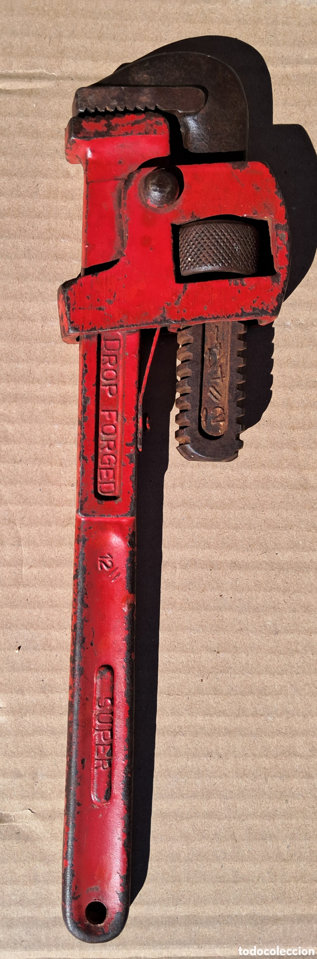 Antig&uuml;edades: Llave grifa o Stillson Super 12 - Foto 3