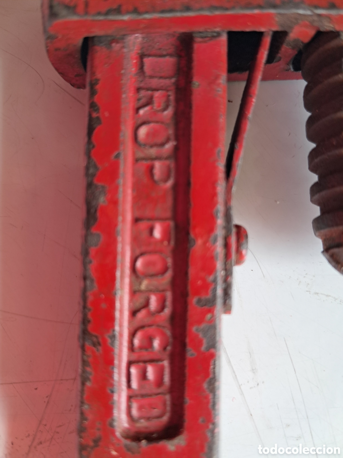 Antig&uuml;edades: Llave grifa o Stillson marca Lochan 12&rdquo; - Foto 8