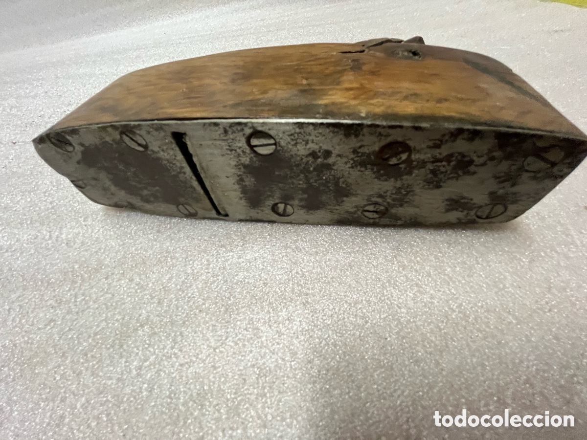 Antig&uuml;edades: Cepillo antiguo de carpintero tipo coffin - Foto 8