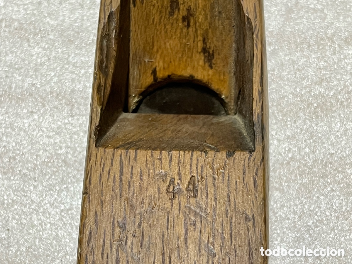 Antig&uuml;edades: Cepillo antiguo de carpintero de madera - Foto 3