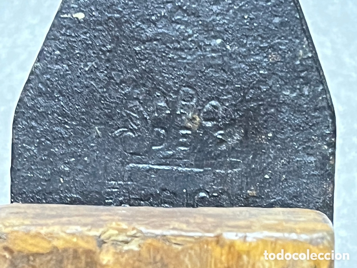 Antig&uuml;edades: Cepillo antiguo de carpintero de madera - Foto 5
