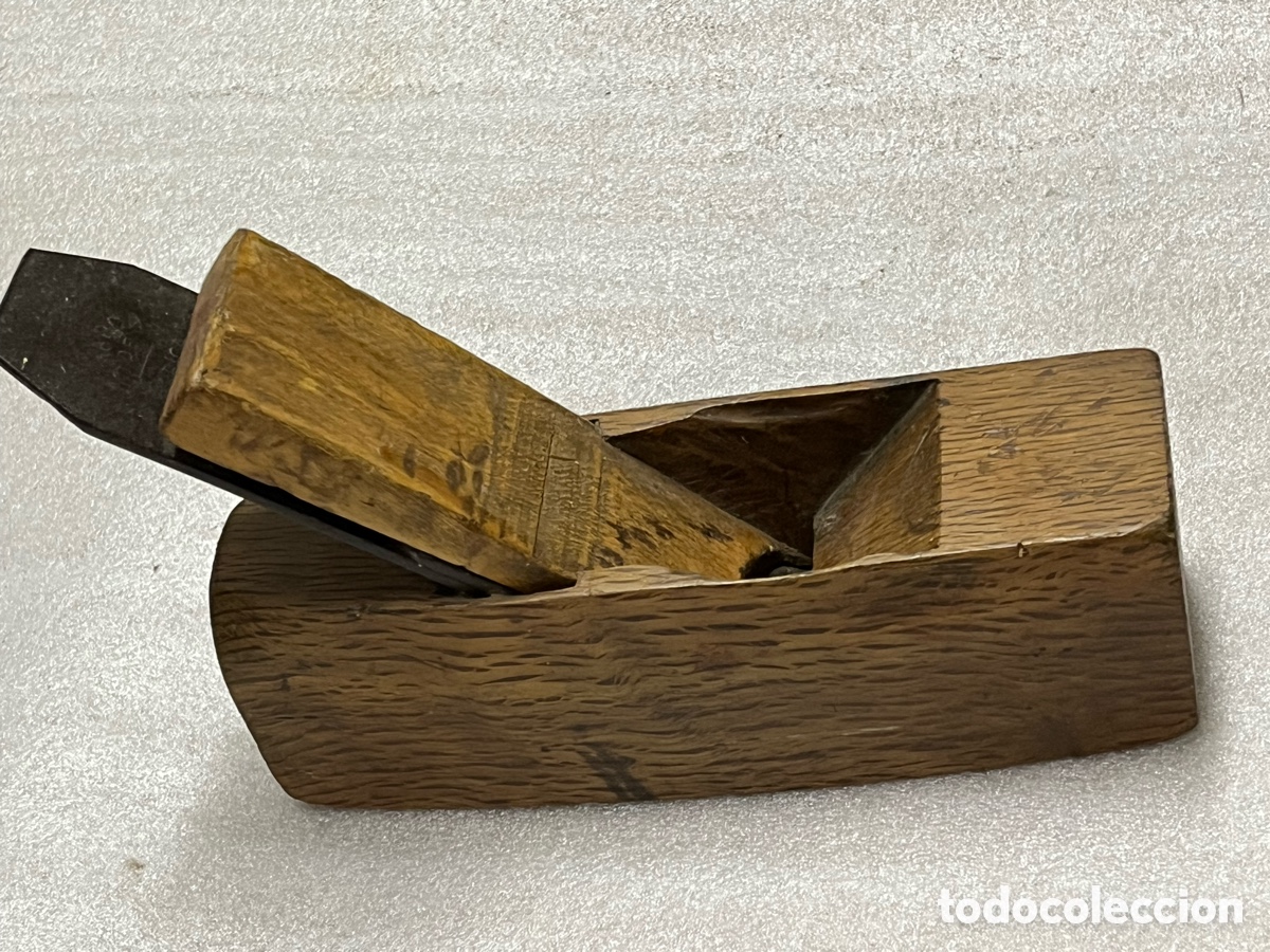Antig&uuml;edades: Cepillo antiguo de carpintero de madera - Foto 10