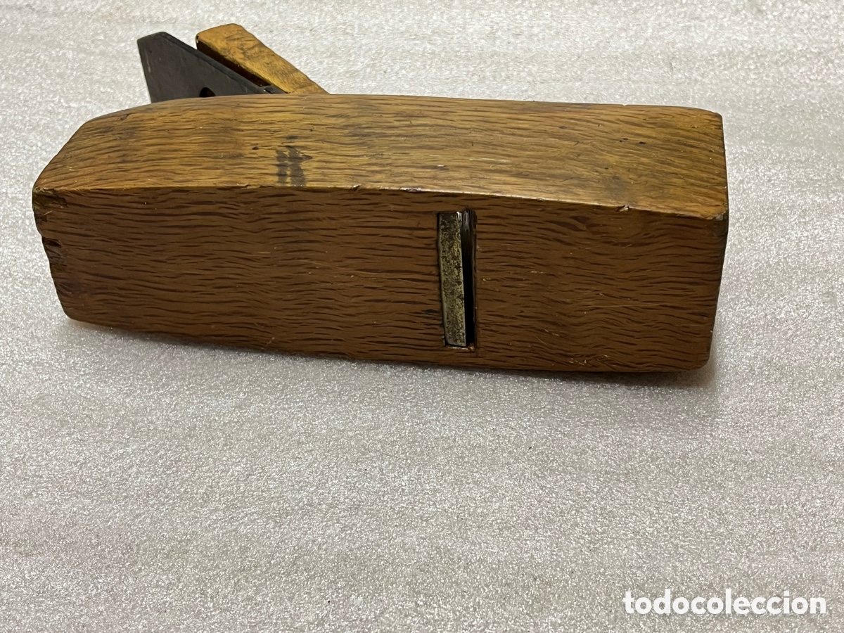 Antig&uuml;edades: Cepillo antiguo de carpintero de madera - Foto 11