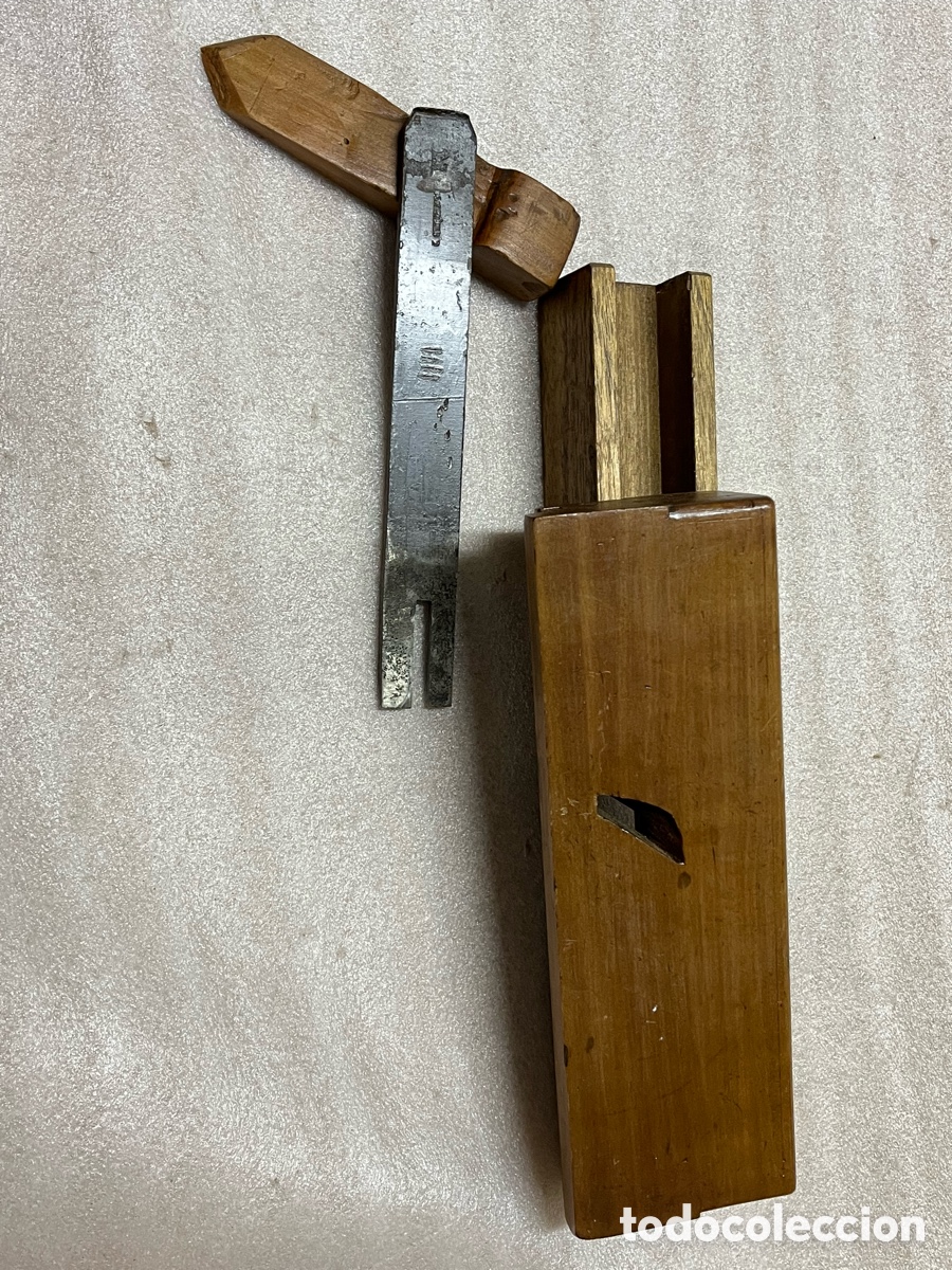 Antig&uuml;edades: Cepillo con cuchilla Peugeot Fr&egrave;res - Foto 11