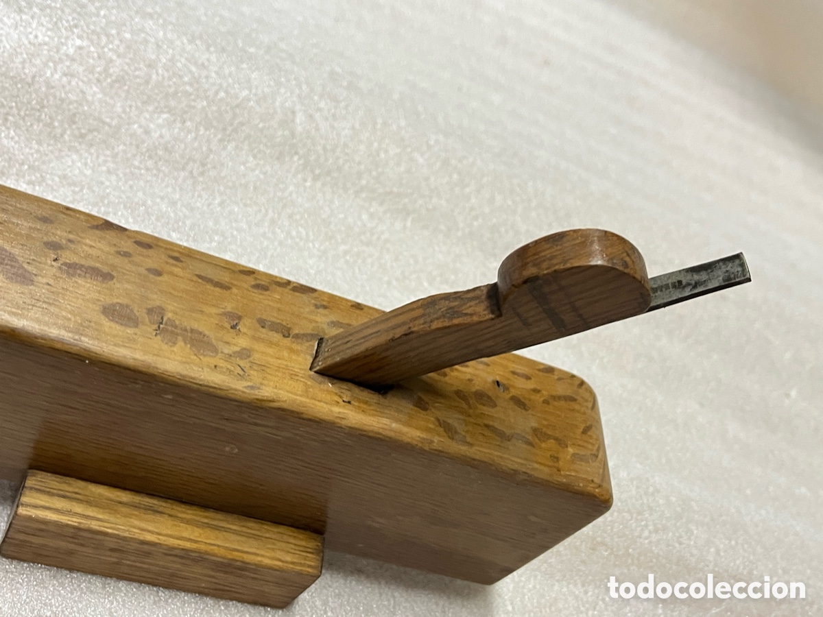Antig&uuml;edades: Cepillo de carpintero con cuchilla Luckhaus &amp; G&uuml;nther - Foto 3