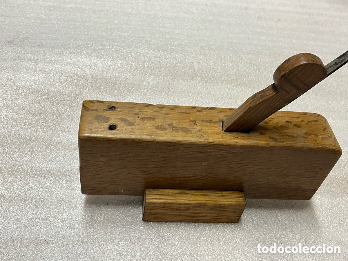 Antig&uuml;edades: Cepillo de carpintero con cuchilla Luckhaus &amp; G&uuml;nther - Foto 4