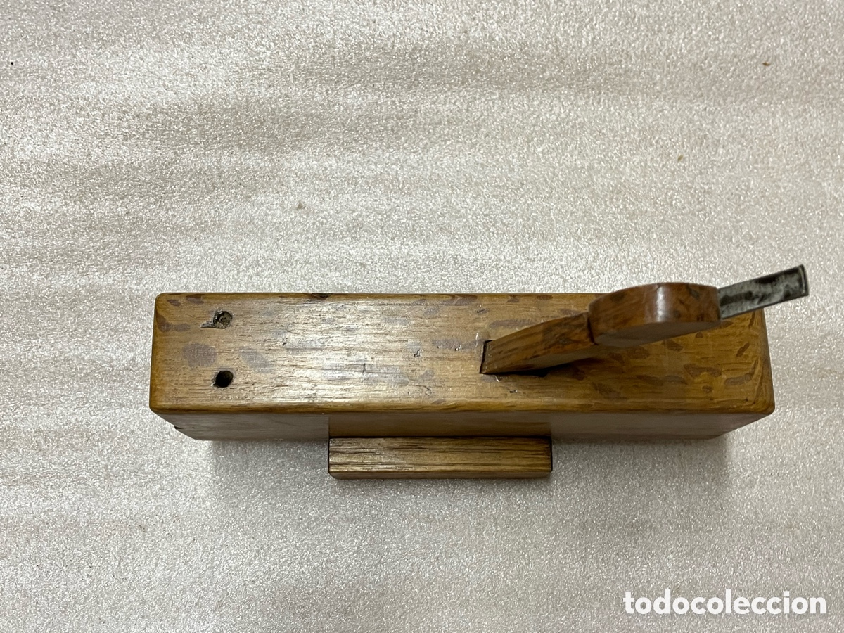 Antig&uuml;edades: Cepillo de carpintero con cuchilla Luckhaus &amp; G&uuml;nther - Foto 5