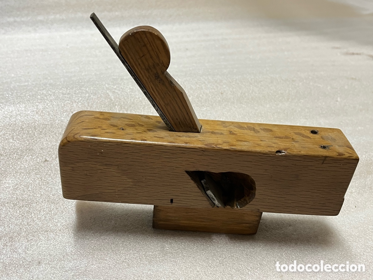 Antig&uuml;edades: Cepillo de carpintero con cuchilla Luckhaus &amp; G&uuml;nther - Foto 7