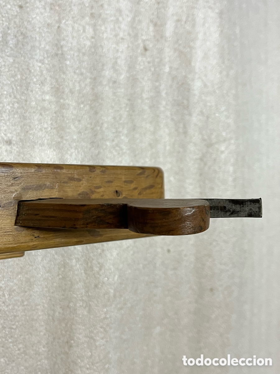 Antig&uuml;edades: Cepillo de carpintero con cuchilla Luckhaus &amp; G&uuml;nther - Foto 11