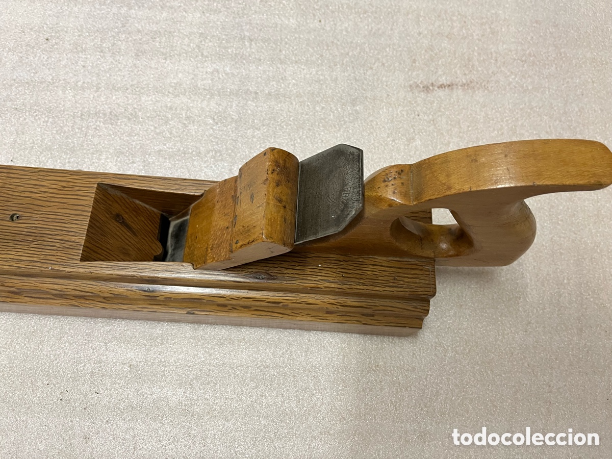 Antig&uuml;edades: Cepillo de carpintero con con cuchilla PEUGEOT FR&Egrave;RES - Foto 6