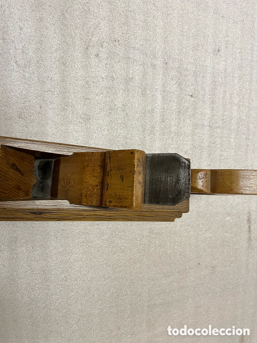 Antig&uuml;edades: Cepillo de carpintero con con cuchilla PEUGEOT FR&Egrave;RES - Foto 7