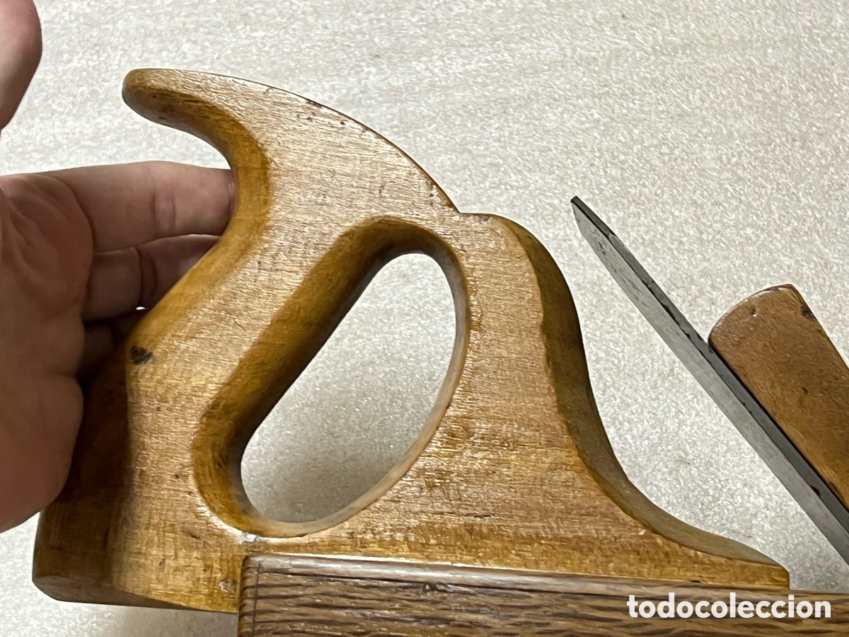 Antig&uuml;edades: Cepillo de carpintero con con cuchilla PEUGEOT FR&Egrave;RES - Foto 11