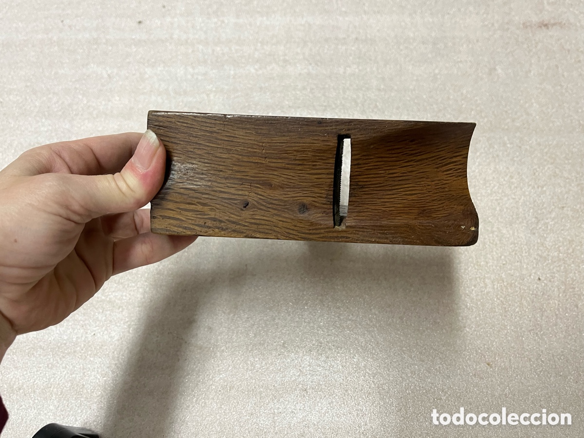 Antig&uuml;edades: Cepillo de carpintero con cuchilla dentada Peugeot Fr&egrave;res - Foto 6