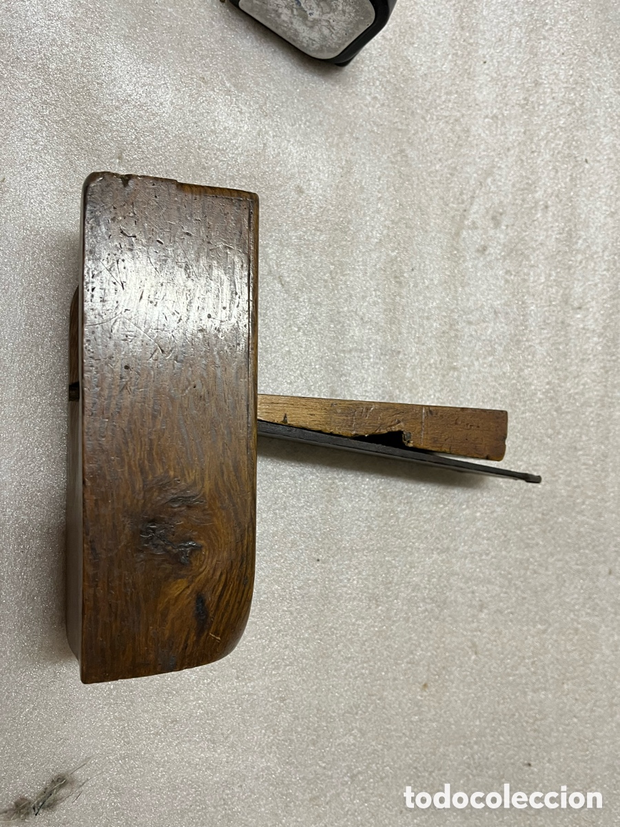 Antig&uuml;edades: Cepillo de carpintero con cuchilla dentada Peugeot Fr&egrave;res - Foto 8