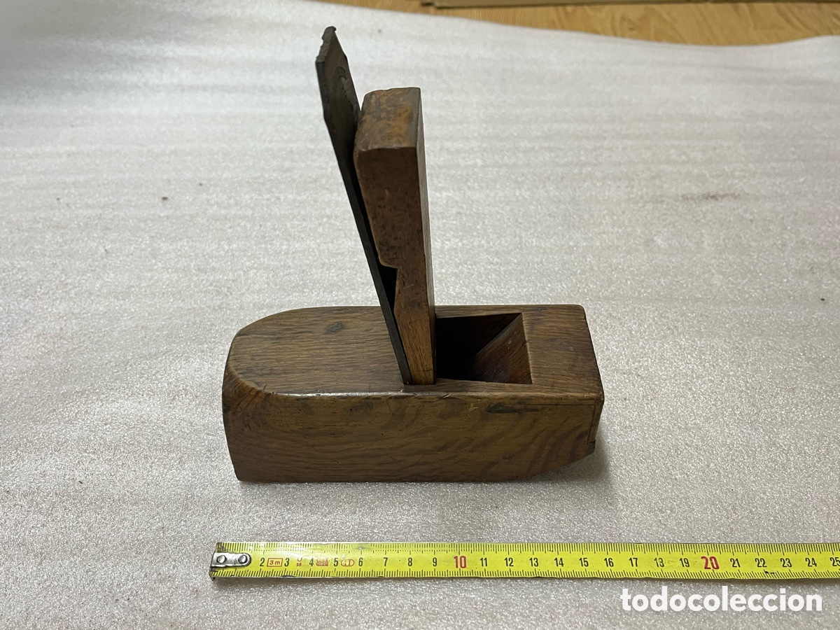 Antig&uuml;edades: Cepillo de carpintero con cuchilla dentada Peugeot Fr&egrave;res - Foto 1