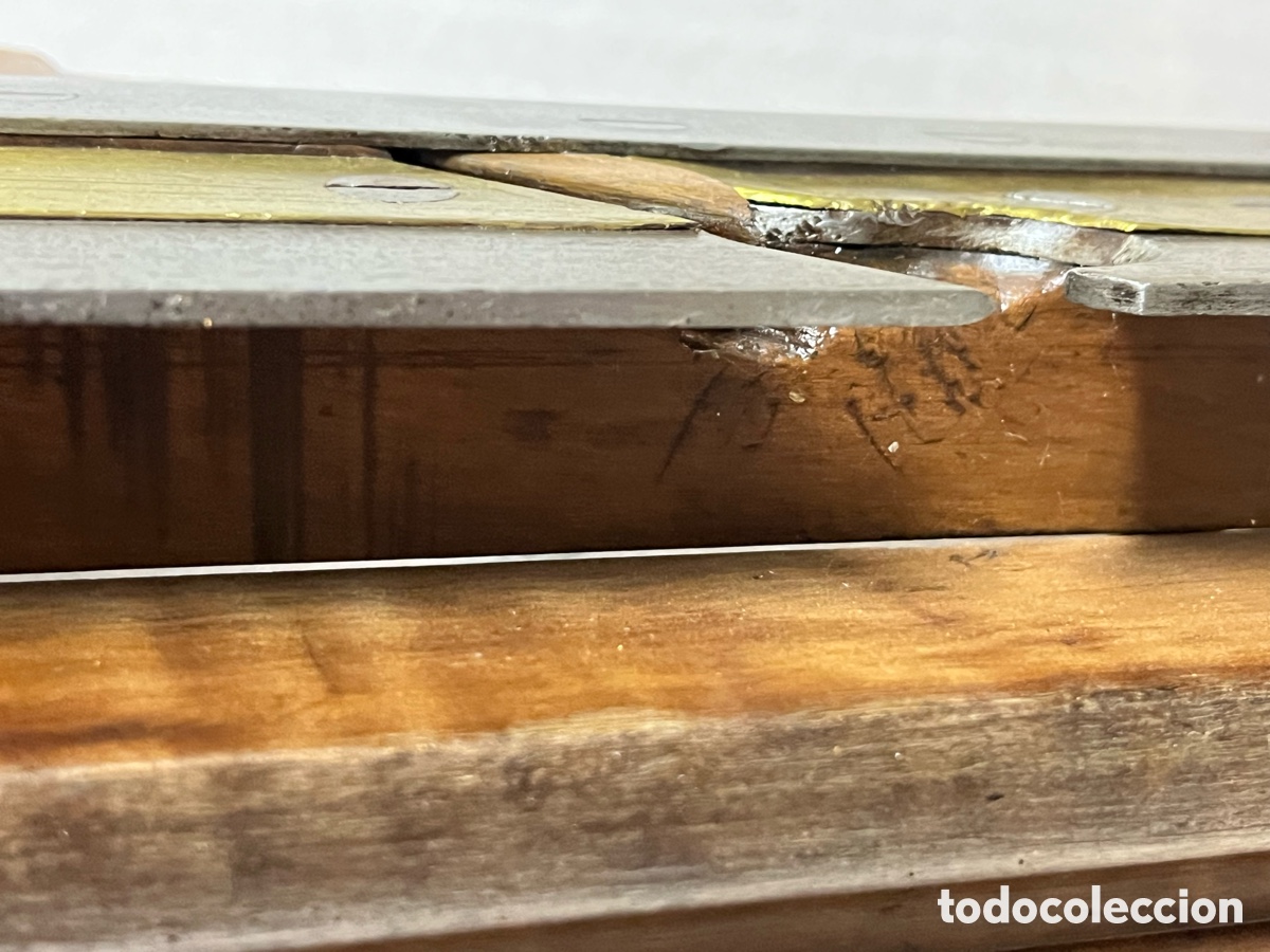 Antig&uuml;edades: Cepillo de carpintero antiguo de carpintero con gu&iacute;a - Foto 6